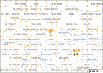 map of Höf