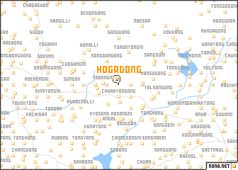 map of Hoga-dong