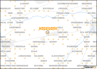 map of Hoge Donk