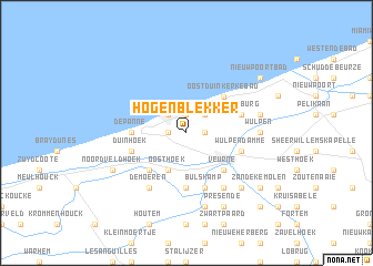 map of Hogenblekker