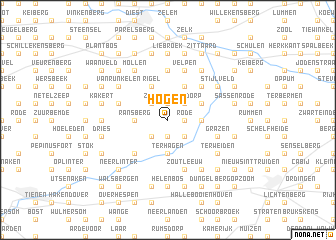 map of Hogen