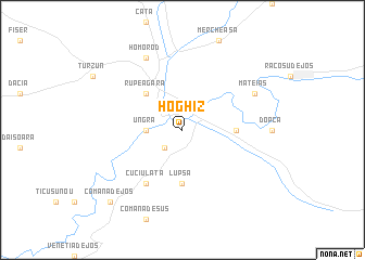 map of Hoghiz