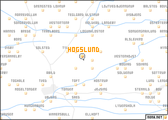 map of Høgslund