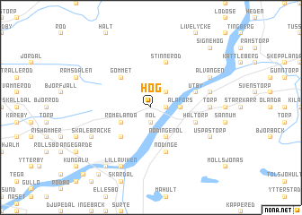 map of Hög