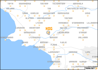 map of Hög