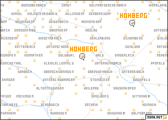 map of Höhberg