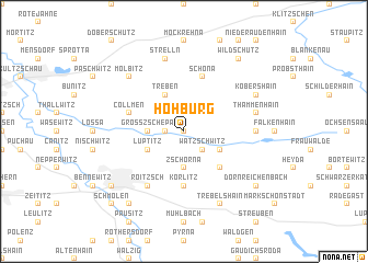 map of Hohburg