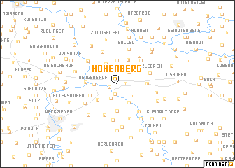 map of Hohenberg