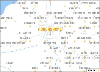 map of Hohendarme