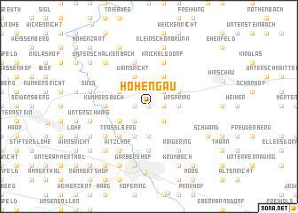 map of Höhengau