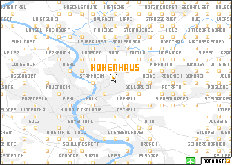 map of Höhenhaus