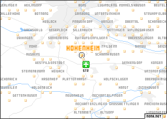 map of Hohenheim