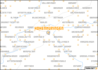 map of Hohenmüringen