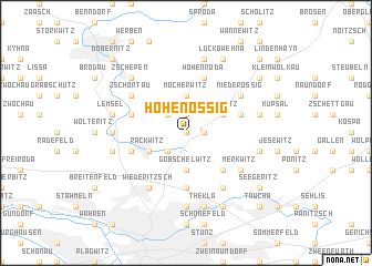 map of Hohenossig