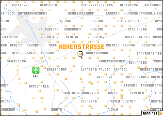 map of Höhenstraße