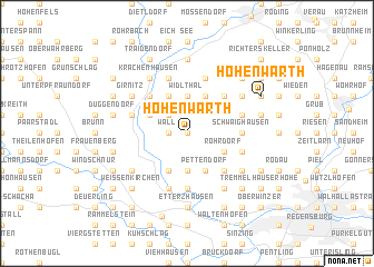 map of Hohenwarth