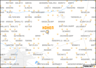 map of Hohen