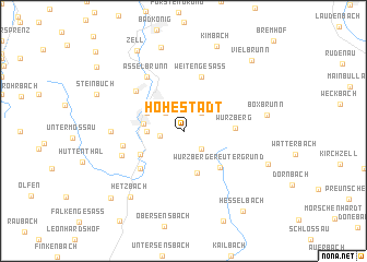 map of Hohestadt