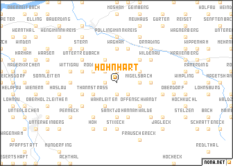 map of Höhnhart