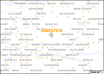 map of Hohnstein