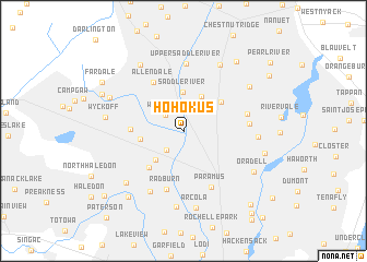 map of Ho-Ho-Kus