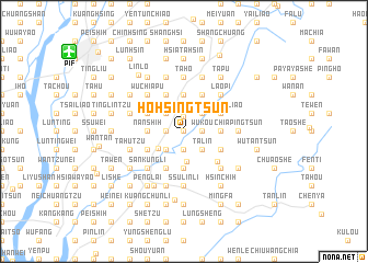 map of Ho-hsing-ts\