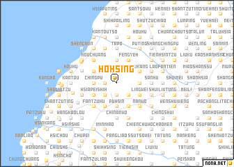 map of Ho-hsing