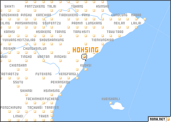 map of Ho-hsing