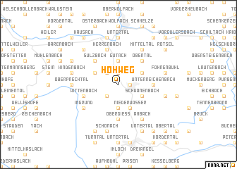map of Hohweg