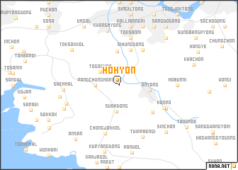 map of Hohyŏn