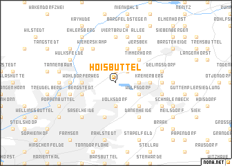 map of Hoisbüttel