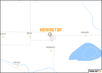 map of Hoisington