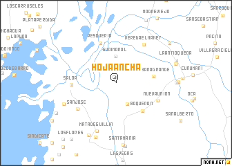 map of Hoja Ancha