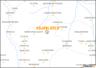 map of Hoja Blanca