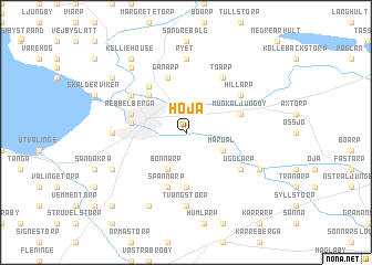 map of Höja
