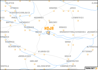 map of Hoja