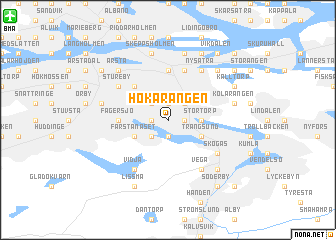 map of Hökarängen