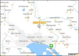 map of Hökåsen