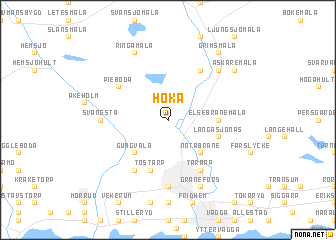 map of Hoka