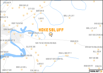map of Hokes Bluff