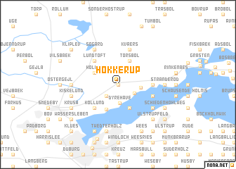 map of Hokkerup