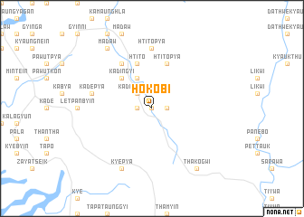 map of Hokobi