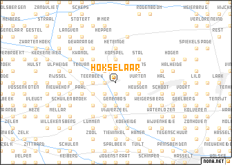 map of Hokselaar