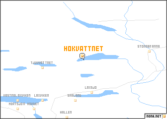 map of Hökvattnet