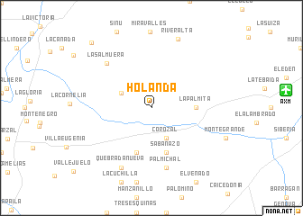 map of Holanda