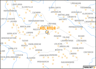 map of Holanda