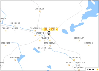 map of Holarna