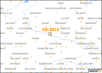 map of Holbach