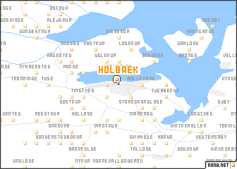 map of Holbæk