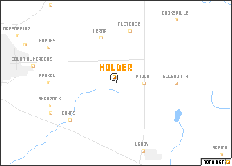 map of Holder